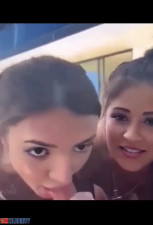 AI Jackie Guerrido and Pamela Silva Conde flashing