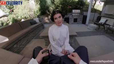 Doggystyle love with Kim Kardashian dressed as Princess Leia - face swap