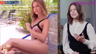 Melissa Benoist takes on biggest black cock in the world /fakes