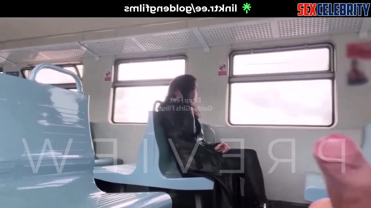 Pokimane - She Helped me Cum on Train and Walks Around with Cum on Face (Preview) - DeepFakesCeleb