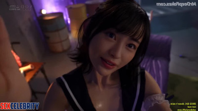 Schoolgirl was fucked dirty in adult club - Minami Hamabe (浜辺美波 ポルノ) A.I.