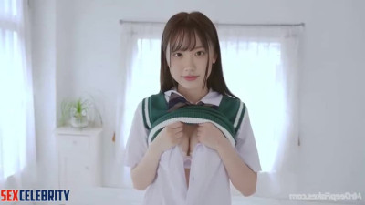 Girl showed her cute tits for fans, Mana Ashida (芦田愛菜 フェイクポルノ) face swap - DeepFakesCeleb