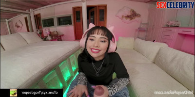 Playful Xochitl Gomez and your cock in her hands / pov deepfake erotic - DeepFakesCeleb