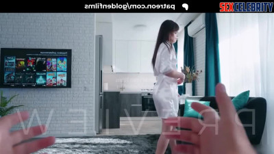 Fake Jenna Ortega - Slutty Stepmom (Facesitting) - DeepFakesCeleb