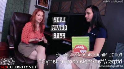 Mom & daughter threesome - fake Anna Kendrick & Jennifer Love Hewitt - DeepFakesCeleb