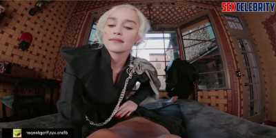 Emilia Clark POV deepfake - Takes off the guy's pants - DeepFakesCeleb