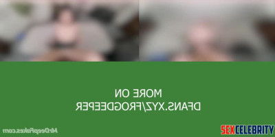 Interesting footjob to a rubber dick - Kyedae deep learning program - DeepFakesCeleb