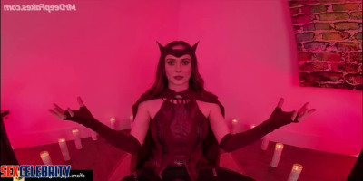 Devil stroked your dick, Elizabeth Olsen Halloween porn - DeepFakesCeleb