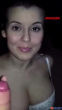 AI Amy Freeze gets a facial and flips the finger - DeepFakesCeleb