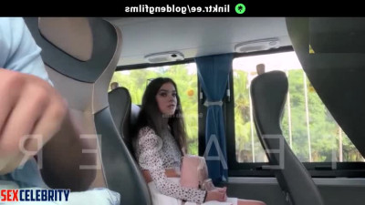 Deepfake Hailee Steinfeld - Public Handjob on the Bus – Cock Flashing - DeepFakesCeleb