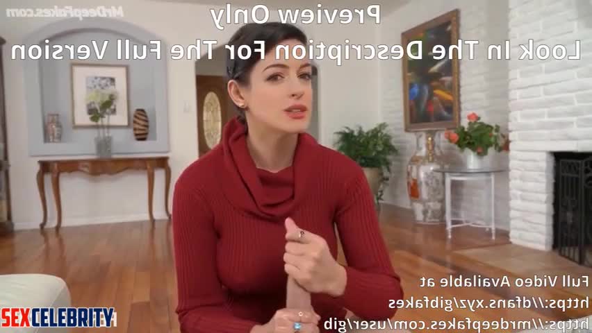 Mature woman knows how to please men, Anne Hathaway smart face change