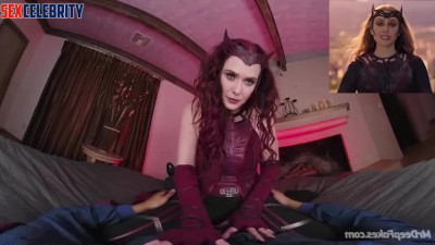 Ai scenes with moaning milf Elizabeth Olsen - it was her hot live stream - DeepFakesCeleb