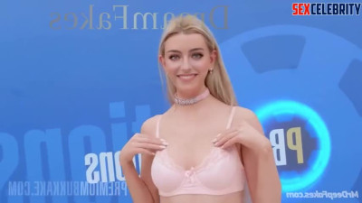 Lots of guy cumed her mouth to the fullest / Elizabeth Turner bukkake ai - DeepFakesCeleb