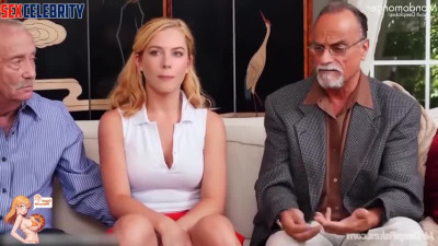 Three old fats and Hollywood star / Nicole Kidman in foursome porn - DeepFakesCeleb