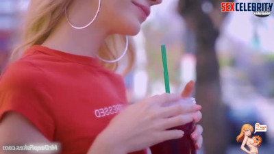 They met on the street - Elle Fanning in artificial intelligence - DeepFakesCeleb