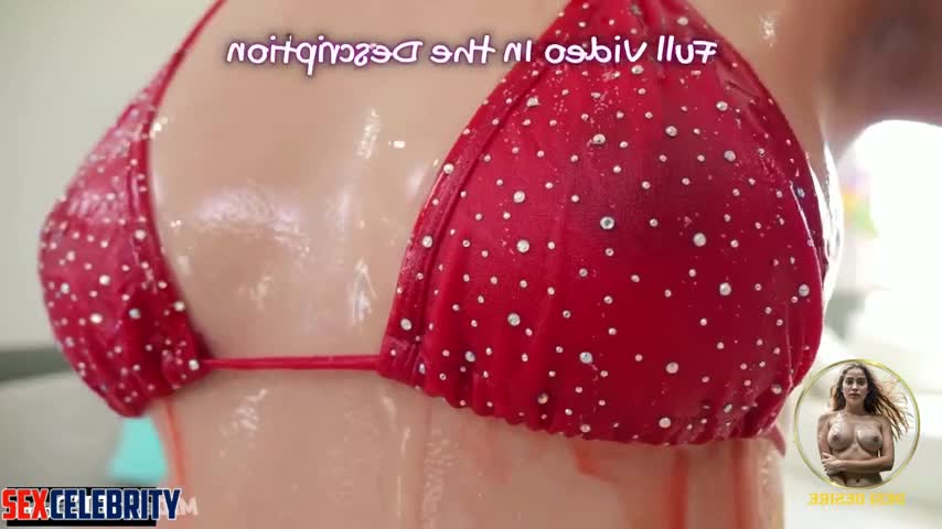 Zendaya deepfake porn covered in oil teases you and caresses her pussy