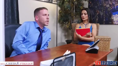 Beauty secretary decided to seduce you at workplace, fake Claudia Doumit - DeepFakesCeleb