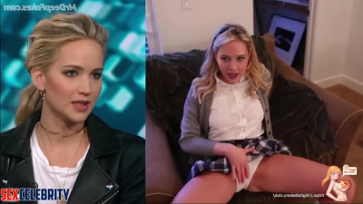 Jennifer Lawrence pov deepfake video - look at her antics in skirt - DeepFakesCeleb