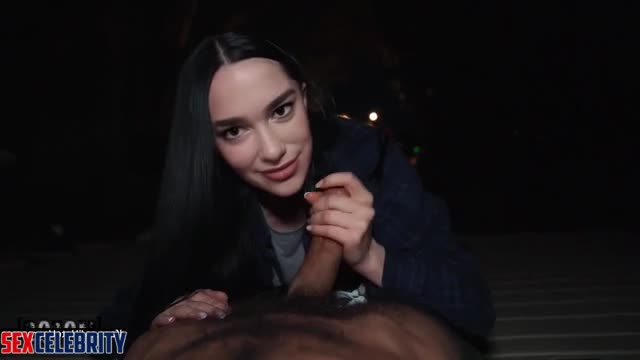 Dua Lipa fucks her boyfriend’s buddy in the woods [POV deepfake]