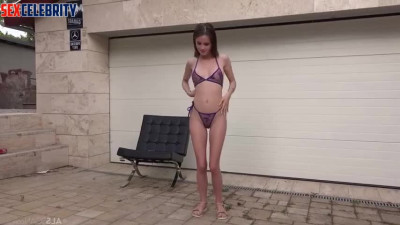 AI Emma Watson undresses, masturbates and cums from a vibrator in her pussy - DeepFakesCeleb