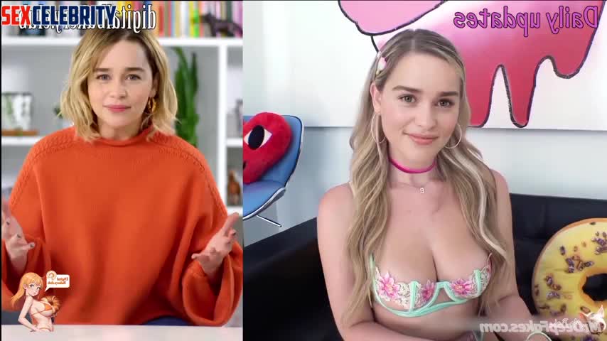 All her holes were fucked and licked - Emilia Clarke hot celebrity sex