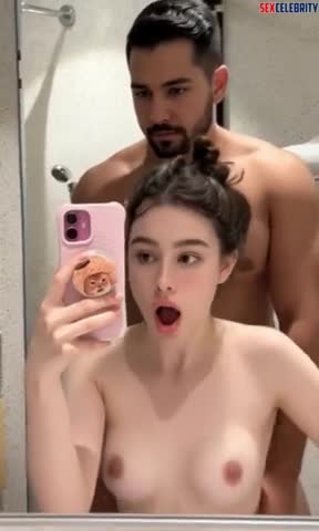 Fake Dasha Taran having mirror shower sex