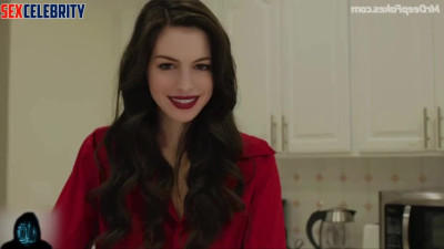 Sexy lady in red fucking so hot / Anne Hathaway in deep learning program - DeepFakesCeleb