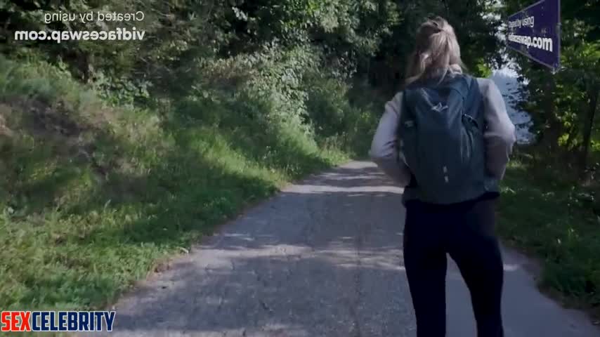 Lost hitchhiking AI Emma Watson gets picked up by stranger and fucked in the mountains