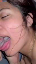 Al Penelope Menchaca gets cum on her tongue - DeepFakesCeleb
