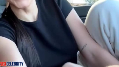 AI Jackie Guerrido jerking off a cock in the parking lot - DeepFakesCeleb