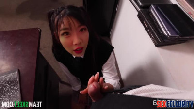 Blowjob in the principal's office is what every girl needs, Jaime Horan ai - DeepFakesCeleb