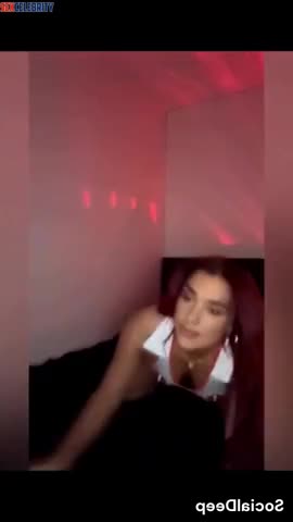 Dua Lipa puts on her sexy nurse costume and tells you how to jerk off right (AI)