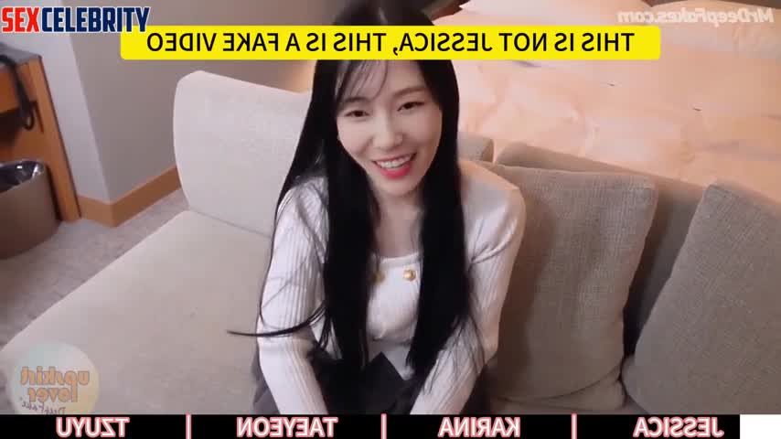 제시카 카리나 태연 쯔위 에스파 girls had fun in hotel, ai Jessica, Karina and Taeyeon