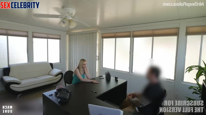Doggystyle in his closed office (Amanda Seyfried hot celebrity sex)