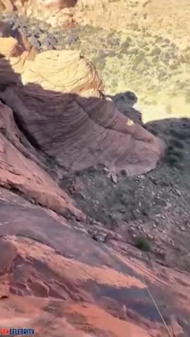 AI Amy Freeze sex off the edge of a cliff