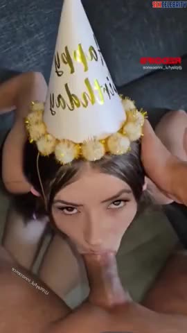 AI Michelle Galvàn Happy Birthday blowjob