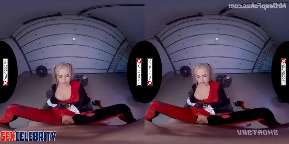 Slutty Harley Quinn wants to cum with you now / Margot Robbie face swap